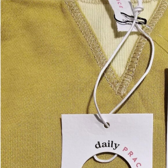Brand New Daily Practice by Anthropologie Boxy Pullover Hooded Sweatshirt Top - Picture 5 of 7